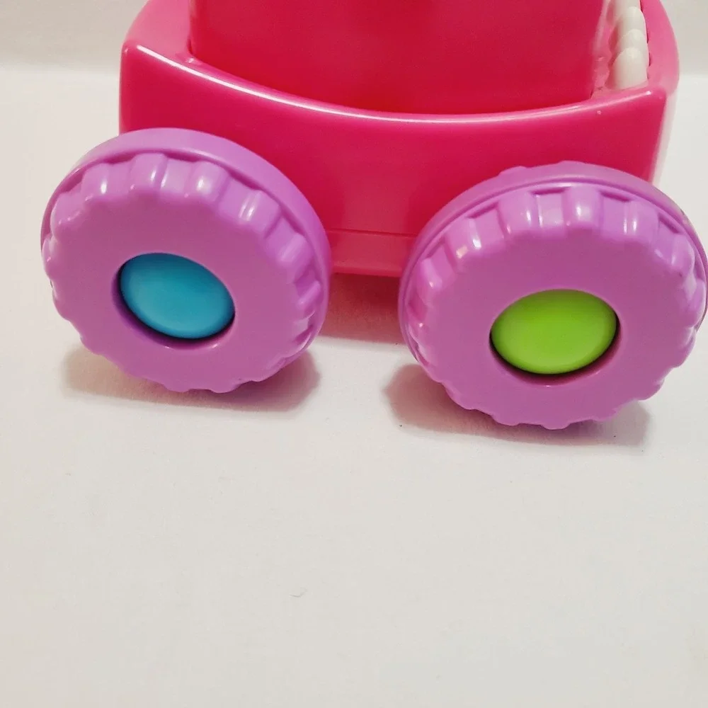 Fisher Price Press N Go Pink Monster Truck Toddler Push and Go Toy Car DRG13